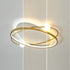 Modern Minimalist Circular Hardware Acrylic LED Flush Mount Ceiling Light For Bedroom