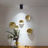 Modern Minimalist Cylinder Adjustable Angle Aluminum LED Flush Mount Ceiling Light For Living Room