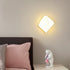 Contemporary Creative PE Geometric Shade Hardware LED Wall Sconce Lamp For Bedroom