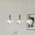 Contemporary Scandinavian Lava Ball Iron Acrylic 1-Light Pendant Light For Bedroom
