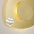 Contemporary Nordic Hardware Oval Shade LED Wall Sconce Lamp For Living Room