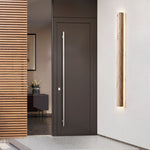 Modern Minimalist Waterproof Long Yellow Travertine LED Wall Sconce Lamp For Outdoor Patio