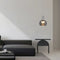 Modern Minimalist Striped Round Aluminum Glass LED Pendant Light For Living Room