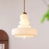 Contemporary Vintage Round Gourd Iron Copper Glass 1-Light Pendant Light For Living Room