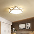 Modern Simplicity Openwork Diamond Acrylic Shade LED Flush Mount Ceiling Light For Living Room