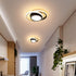 Modern Minimalist Hardware Acrylic Circle Ring LED Flush Mount Ceiling Light For Bedroom