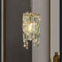 Contemporary Luxury Dazzling Prismatic Clear Crystal 1-Light Pendant Light For Living Room