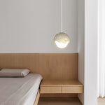 Contemporary Scandinavian Log Glass 1/3 Light Island Light Chandelier For Dining Room