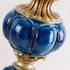Traditional European Palace Decorative Design Fabric Shade 1-Light Table Lamp For Bedroom
