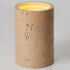 Traditional Japanese Imitation Stone Textures Cylinder LED Spotlight Flush Mount Ceiling Light For Bedroom