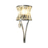 Contemporary Luxury Prismatic Clear Crystal Shade Iron 1-Light Wall Sconce Lamp For Living Room