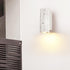 Modern Minimalist Waterproof Cylinder Marble 1-Light Wall Sconce Lamp For Outdoor Patio