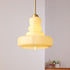 Contemporary Vintage Round Gourd Iron Copper Glass 1-Light Pendant Light For Living Room