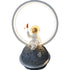 Contemporary Creative Resin Cartoon Astronaut Planet Iron Ring LED Kids Table Lamp For Bedroom