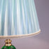 Traditional European Multi Layered Orb Trapezoidal Metal Crystal Fabric 1-Light Table Lamp For Bedroom