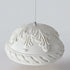 Traditional French Carved Resin Semicircle 1-Light Pendant Light For Living Room