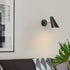 Contemporary Nordic Iron Horn Rotatable 1-Light Wall Sconce Lamp For Living Room