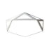 Modern Simplicity Openwork Diamond Acrylic Shade LED Flush Mount Ceiling Light For Living Room