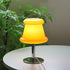 Contemporary Creative Hat Glass Shade Iron 1-Light Table Lamp For Bedroom