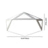 Modern Simplicity Openwork Diamond Acrylic Shade LED Flush Mount Ceiling Light For Living Room