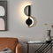 Contemporary Creative Music Note Silicone Line Iron LED Wall Sconce Lamp For Bedroom