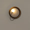 Contemporary Nordic Disc Orb Iron Glass 1-Light Wall Sconce Lamp For Living Room