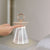 Contemporary Simplicity Iron Acrylic Semi-Conical Portable LED Table Lamp Night Light For Bedroom