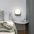 Contemporary Scandinavian Macaron Glass Ball 1-Light Wall Sconce Lamp For Bedroom