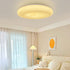 Modern Minimalist Iron Acrylic Round Shade LED Flush Mount Ceiling Light For Living Room