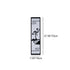 Traditional Chinese Crane Rectangle Shade LED Waterproof Wall Sconce Lamp For Outdoor Patio