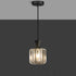 Contemporary Luxury Radiant Prismatic Clear Crystal Shade 1-Light Pendant Light For Living Room