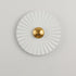 Contemporary Creative Round Scallop Hardware LED Wall Sconce Lamp For Living Room