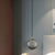 Contemporary Nordic Water-Ripple Glass Spherical Shade 1-Light Pendant Light For Living Room