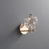 Contemporary Luxury Hardware Crystal Ball LED Wall Sconce Lamp For Living Room