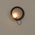 Contemporary Nordic Disc Orb Iron Glass 1-Light Wall Sconce Lamp For Living Room