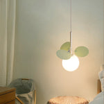 Modern Minimalist Round Globe Round Piece Iron Glass 1-Light Pendant Light For Bedroom