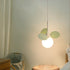 Modern Minimalist Round Globe Round Piece Iron Glass 1-Light Pendant Light For Bedroom