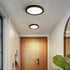 Modern Minimalist Round Iron Acrylic LED Flush Mount Ceiling Light For Bedroom