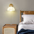 Modern Art Deco Flower Round 1-Light Wall Sconce Lamp For Bedroom