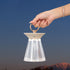 Contemporary Simplicity Iron Acrylic Semi-Conical Portable LED Table Lamp Night Light For Bedroom