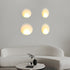 Modern Minimalist Round Aluminum Plaster LED Embedded Wall Sconce Lamp For Living Room