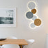 Modern Minimalist Round Eclipse Iron LED Wall Sconce Lamp For Living Room