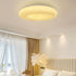 Modern Minimalist Iron Acrylic Round Shade LED Flush Mount Ceiling Light For Living Room