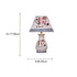 Modern Art Deco Vase Base Ceramic Cardstock 1-Light Table Lamp For Bedroom