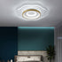 Modern Minimalist Floral Aluminum Acrylic LED Flush Mount Ceiling Light For Living Room