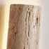 Modern Minimalist Waterproof Long Yellow Travertine LED Wall Sconce Lamp For Outdoor Patio