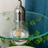 Modern Mid-Century Round Disc Iron Glass 1-Light Pendant Light For Living Room