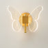 Contemporary Creative Butterfly Acrylic Iron LED Wall Sconce Lamp For Bedroom