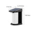 Contemporary Industrial Solar Waterproof Cylinder Shade LED Human Sensor Wall Sconce Lamp For Outdoor Patio