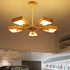 Contemporary Scandinavian Windmill Iron Wood 3/5/6/8 Light Chandelier For Living Room